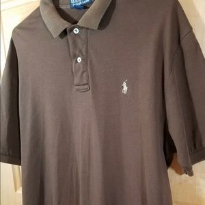 Men Polo Ralph Lauren Shirt. Sz 3XB Brown. GUC.
